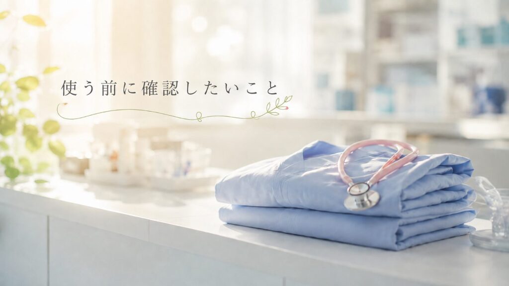 返却されたナース服
