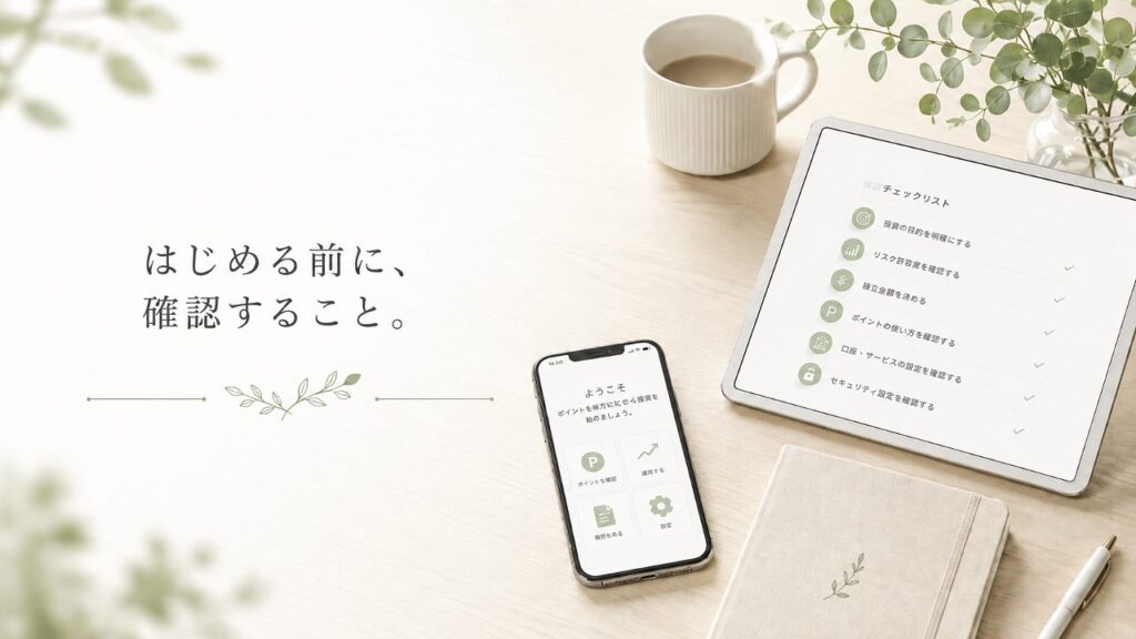 投資の準備