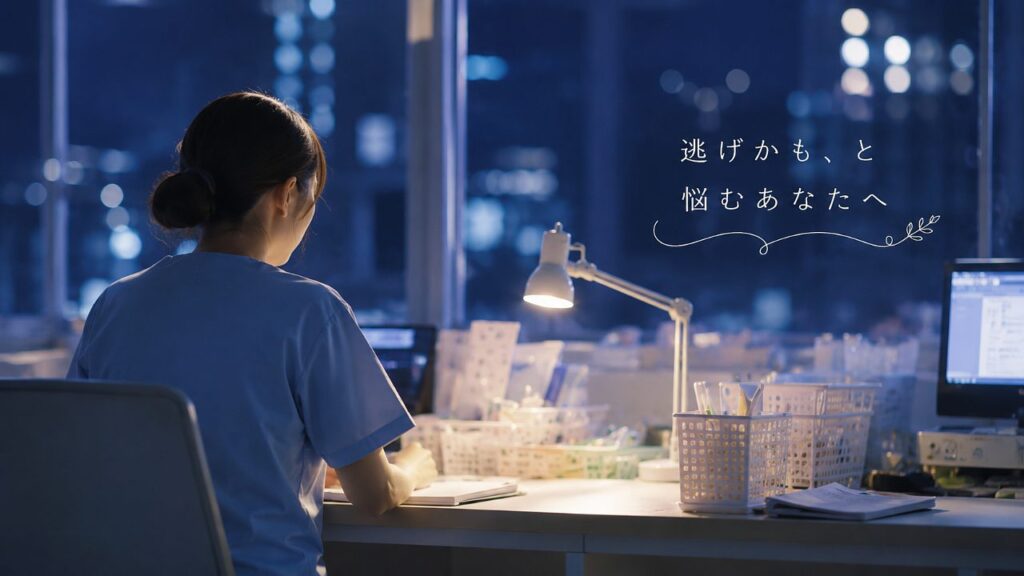 夜勤中看護師