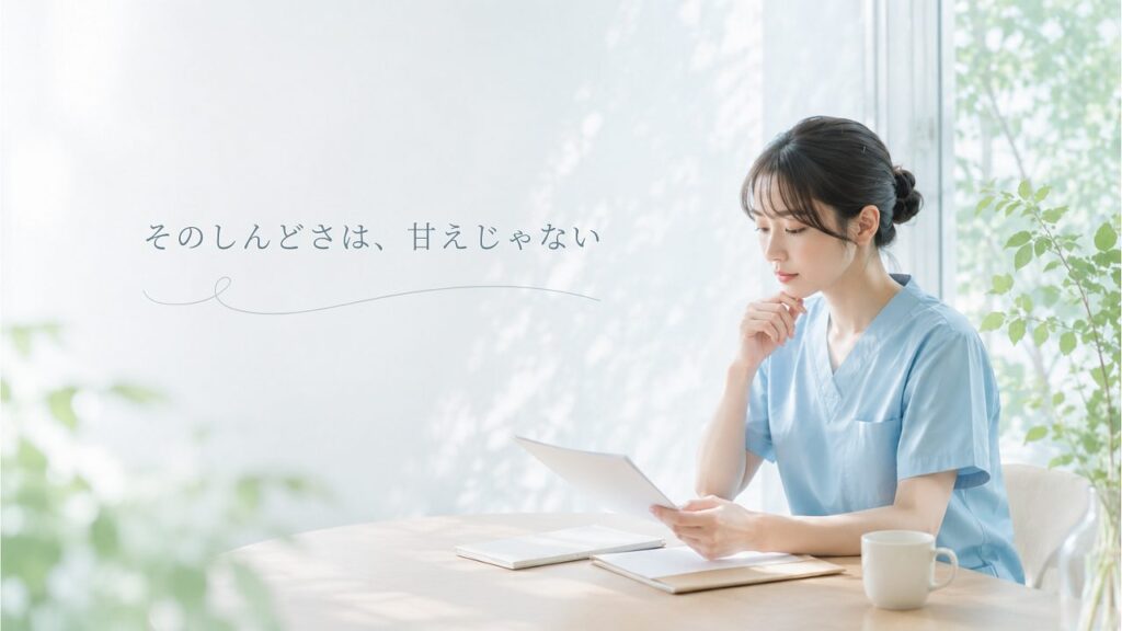 しんどい看護師